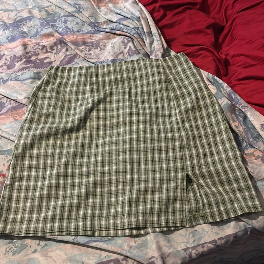 Plaid skirt